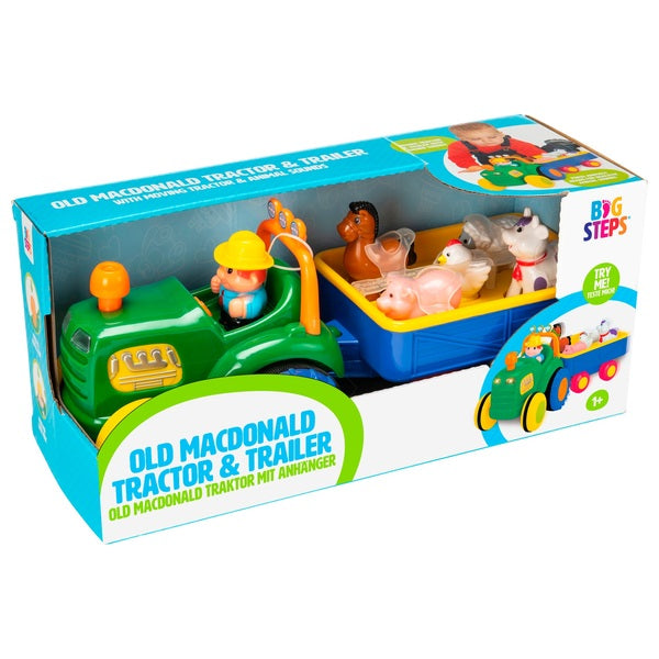 Bigs Steps Play Old Macdonald Tractor & Trailer