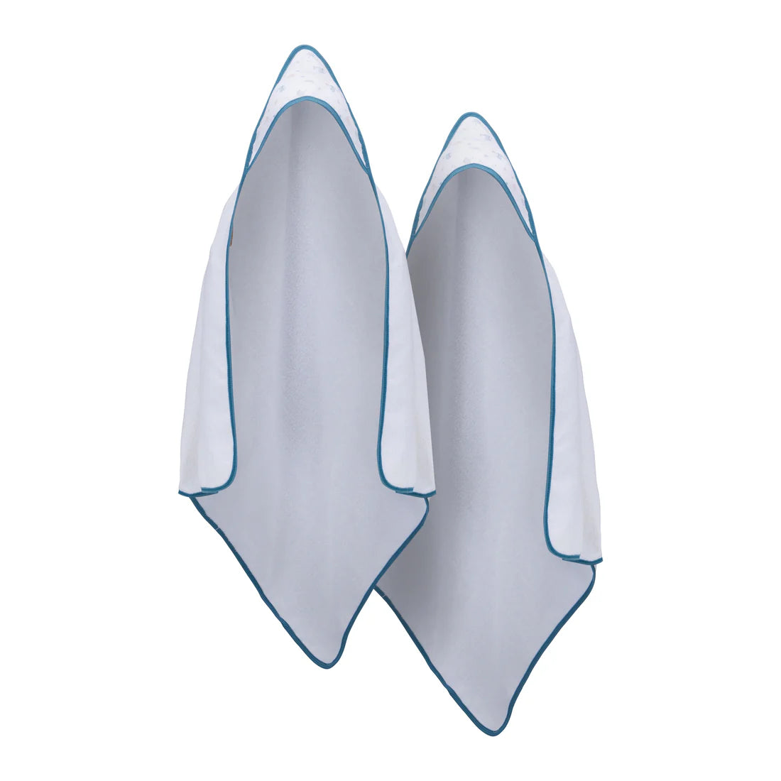 Baby Elegance Hooded Towel - Under The Sea - 90 X 90Cm - 2Pcs