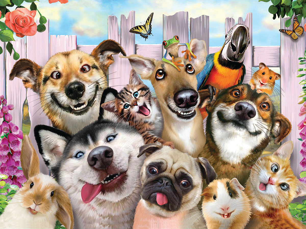 Pets Selfie 500 Piece 3D Puzzle