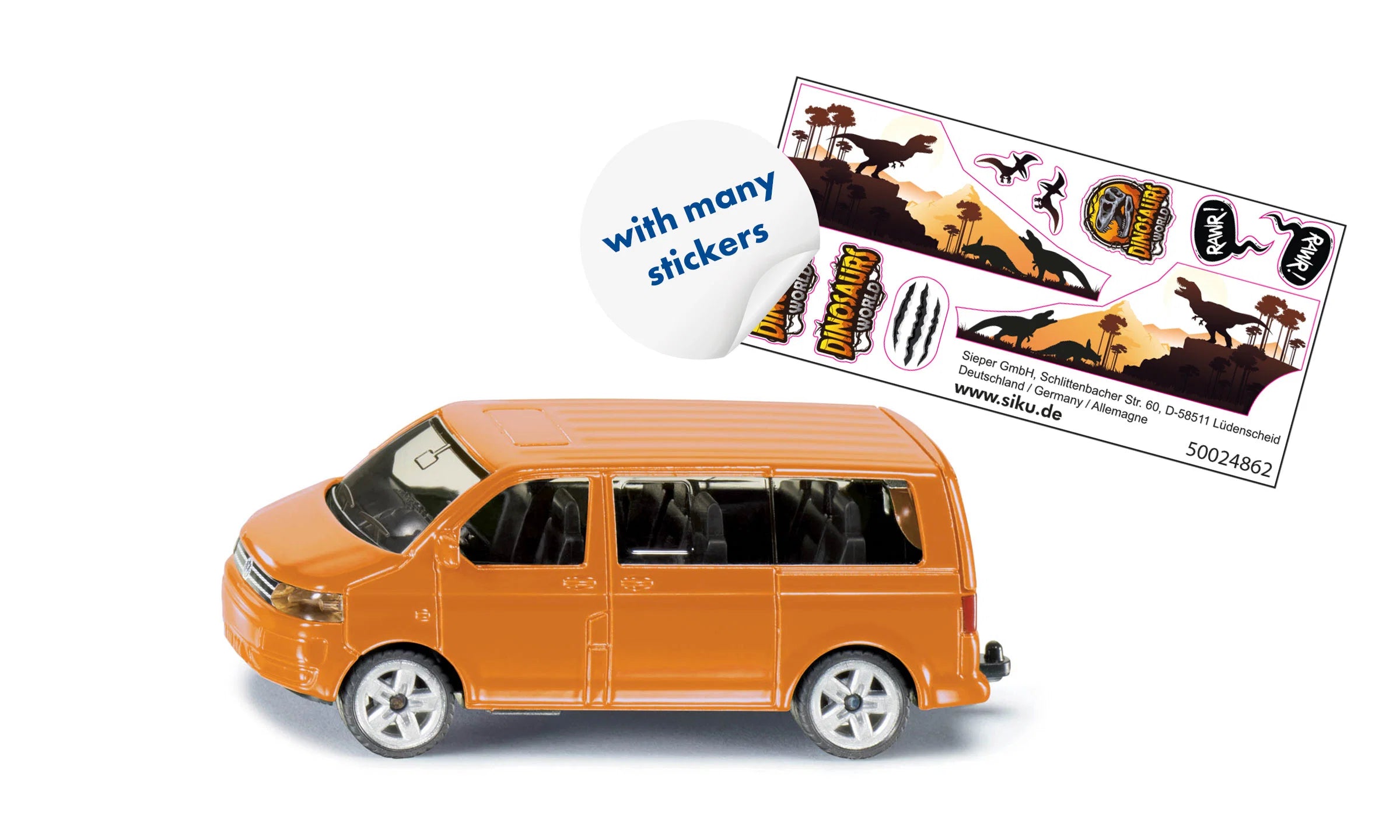 Siku 1:87 Volkswagen Multivan With Stickers