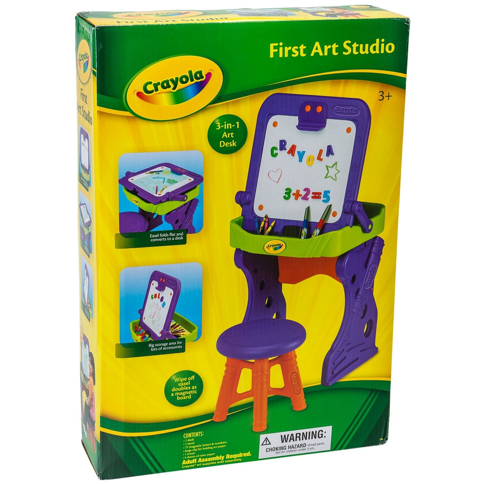 Crayola My First Art Studio Desk & Easel