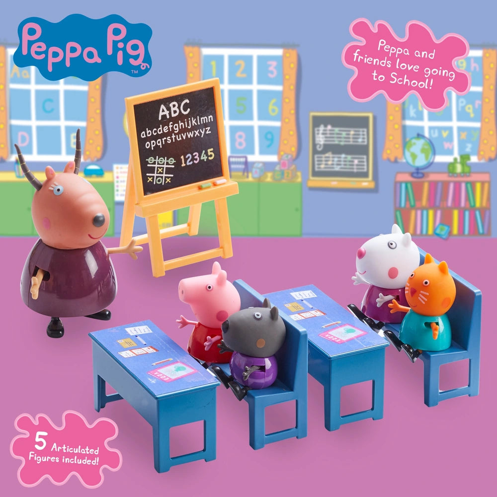 Peppa Pigs Classroom Playset