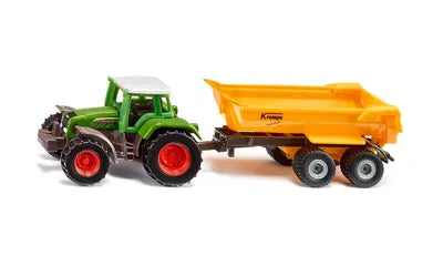 Siku Fendt With Krampe Tip Trailer 1:87 Scale