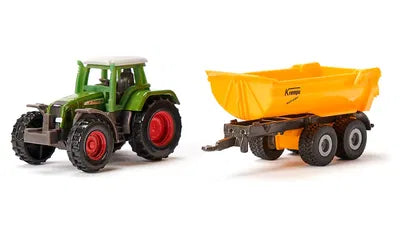 Siku Fendt With Krampe Tip Trailer 1:87 Scale