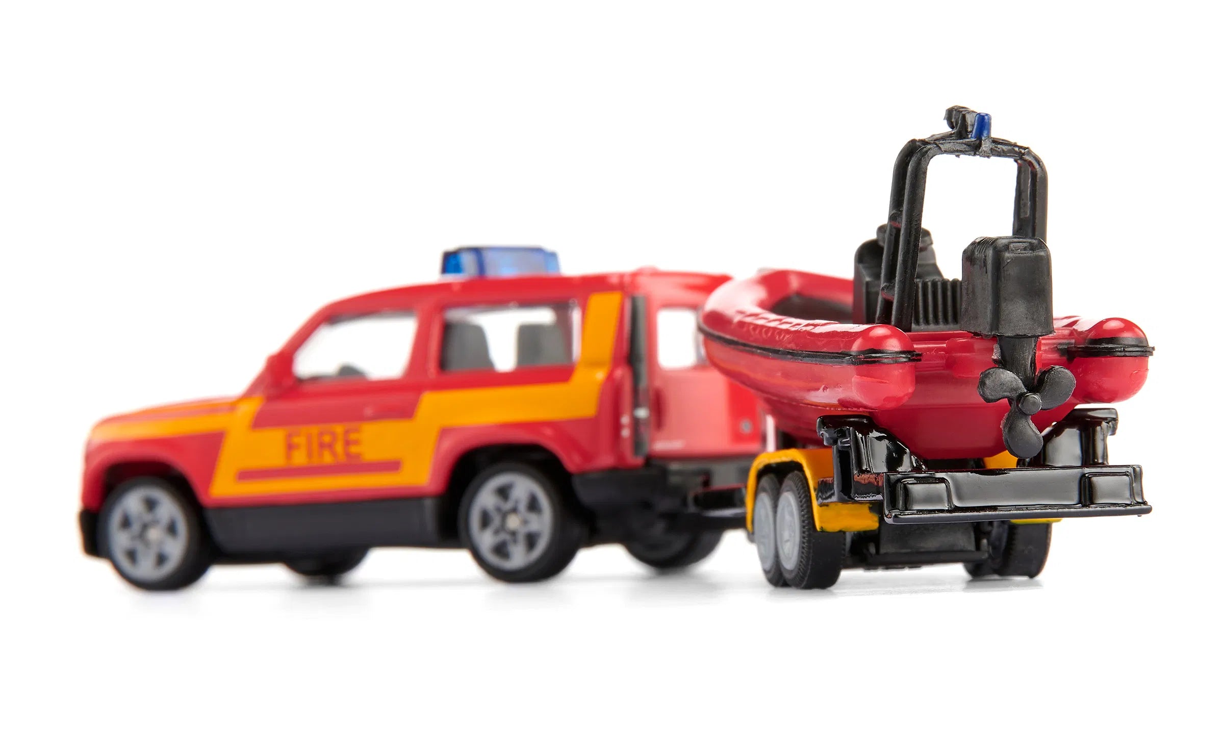 Siku Land Rover Defender With Boat