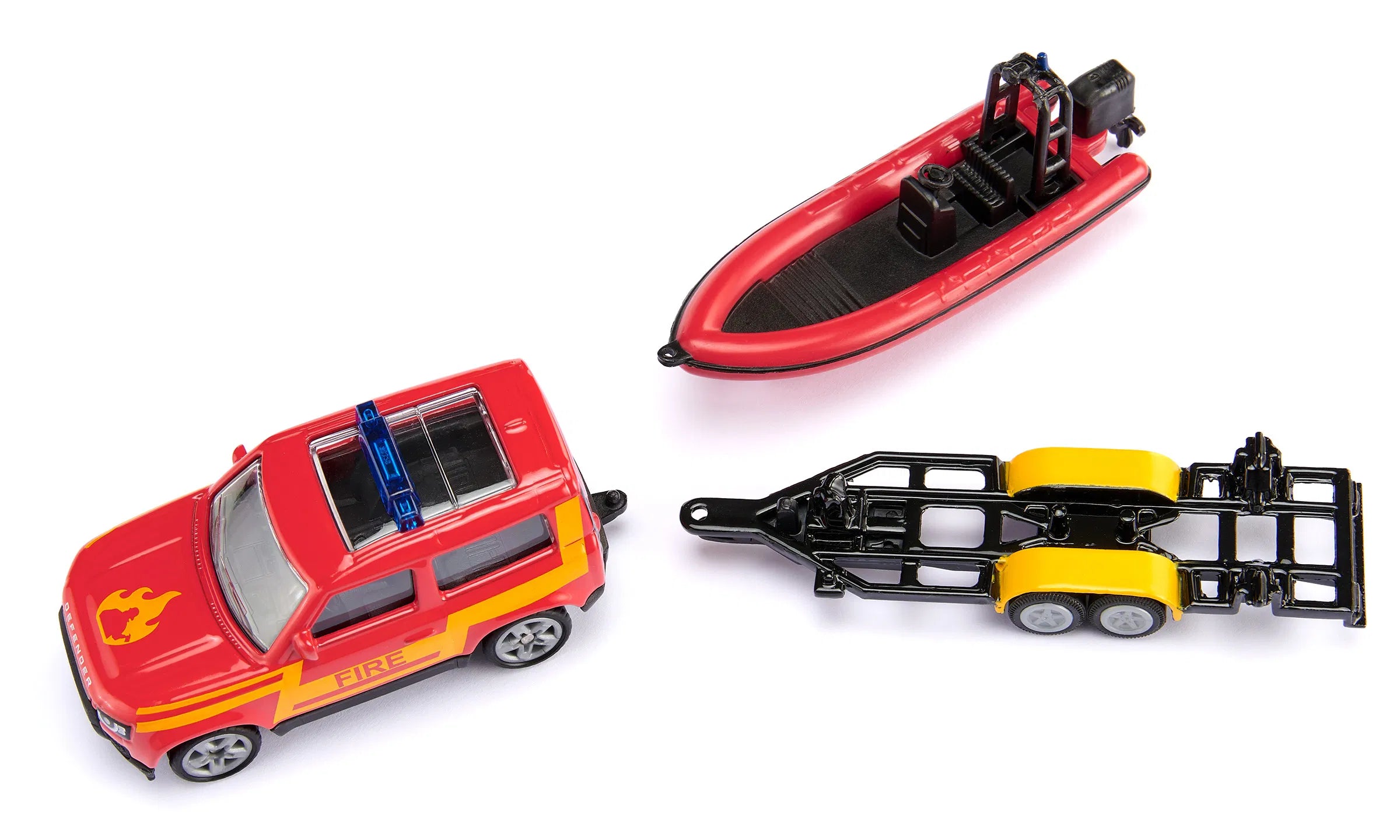 Siku Land Rover Defender With Boat