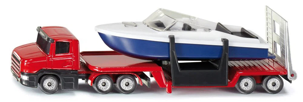 Siku Low Loader With Speed Boat