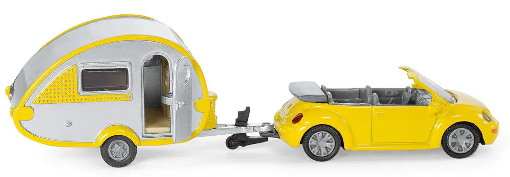 Siku Volkswagen Beetle With Caravan 1:87 Scale