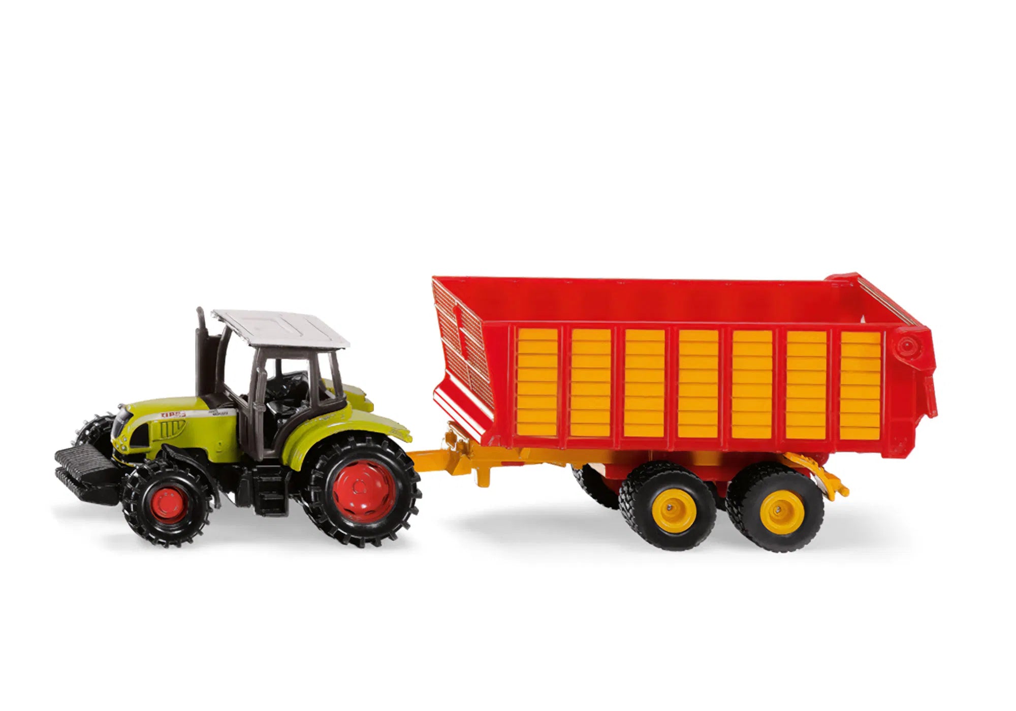 Siku Claas Tractor With Silage Trailer 1:87
