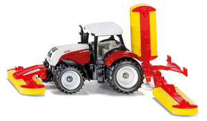 Siku Steyr With Pöttinger Mower Combination