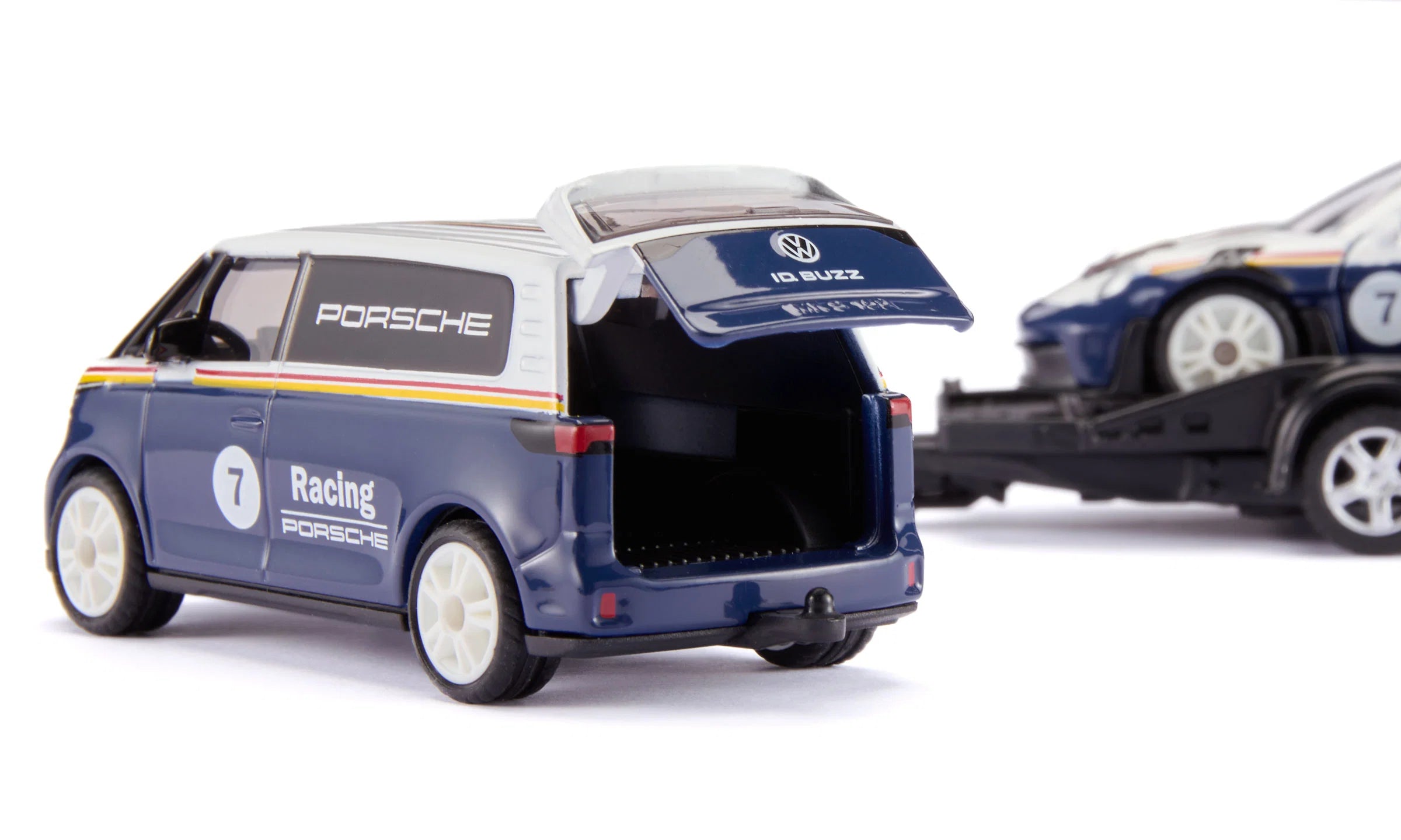 Siku 1:55 Vw Id Buzz With Porsche 911 Gt3 Rs
