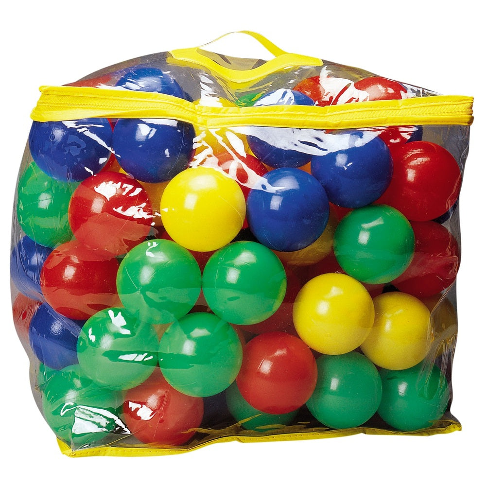 Ball Pit Play Balls Multi-Colour 100 Pack With Storage Bag