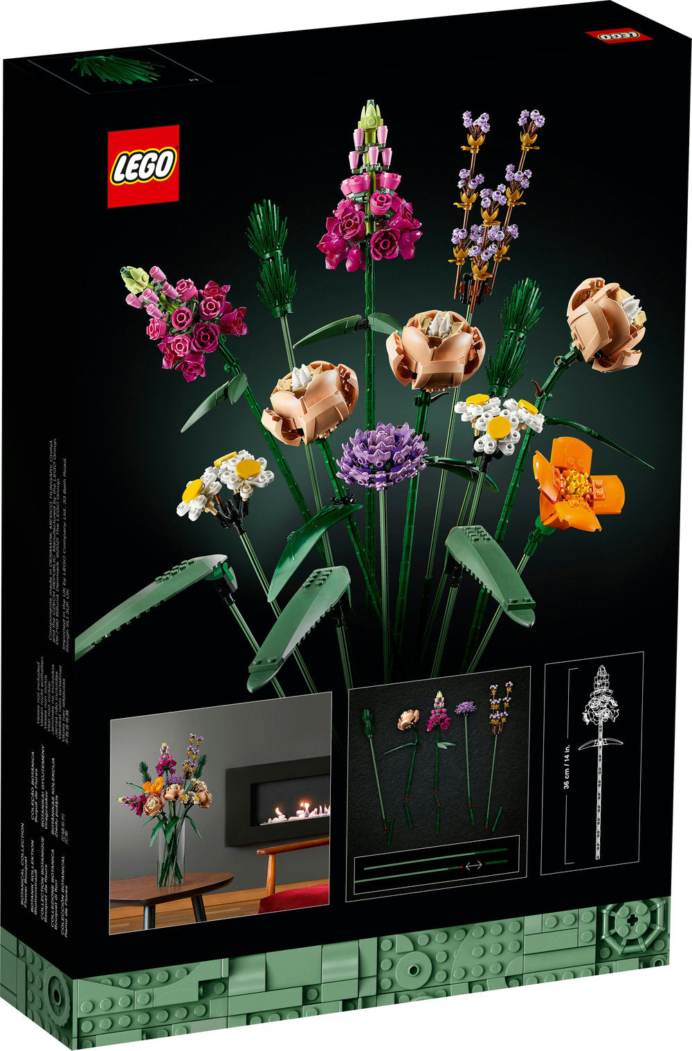 Lego 10280 Botanical Collection Flower Bouquet Set For Adults