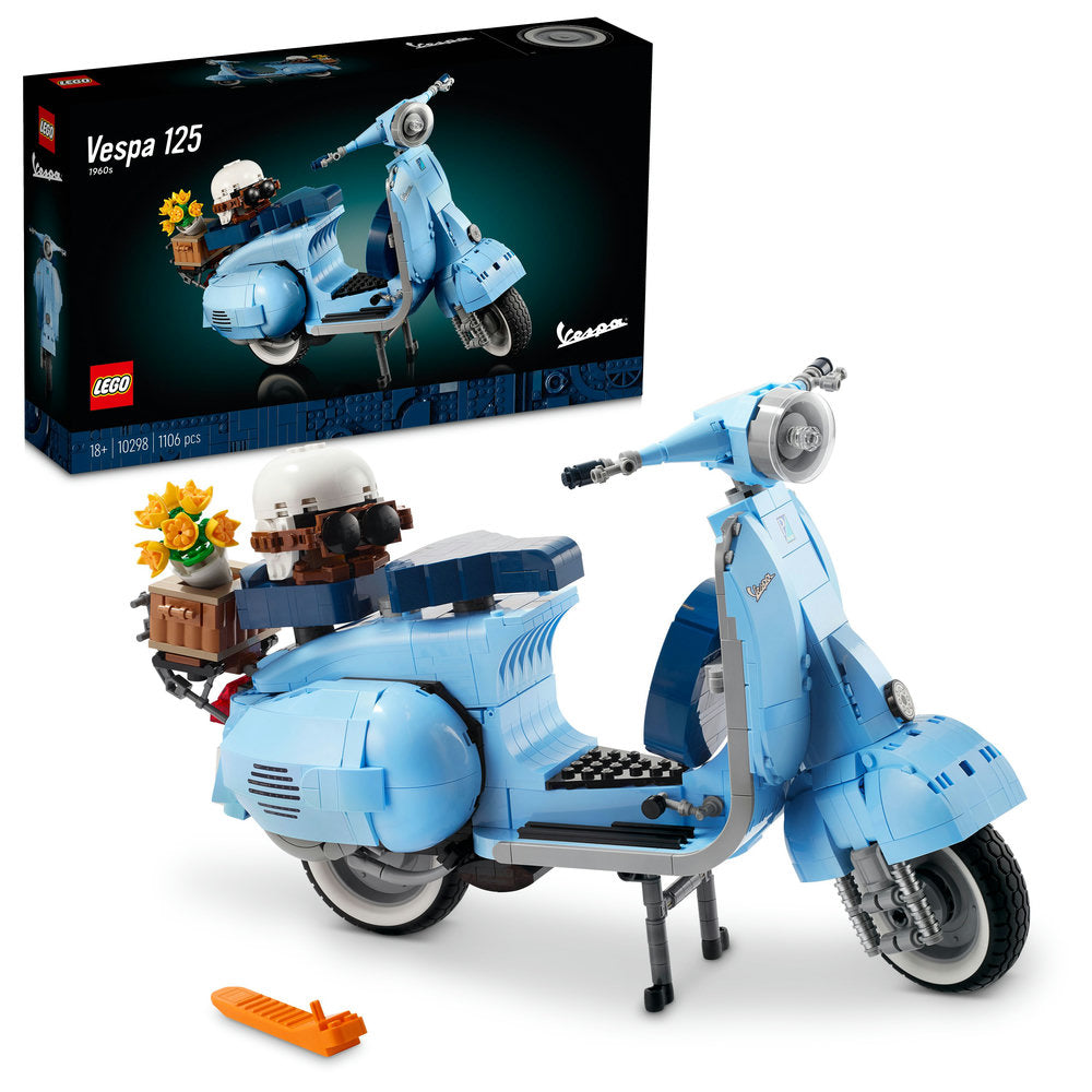 Lego 10298 Vespa 125 Scooter Model Building Set For Adults