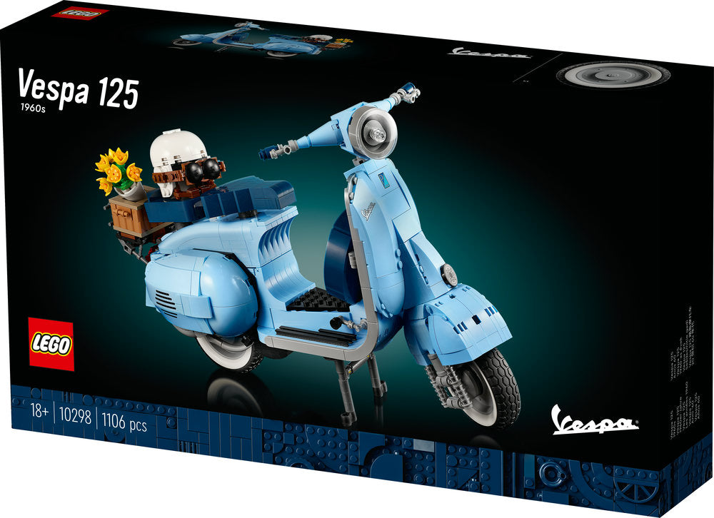 Lego 10298 Vespa 125 Scooter Model Building Set For Adults