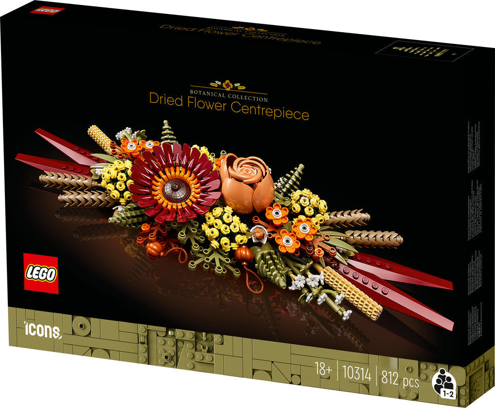 Lego® Botanical Dried Flower Centrepiece 10314 Building Kit (812 Pieces)