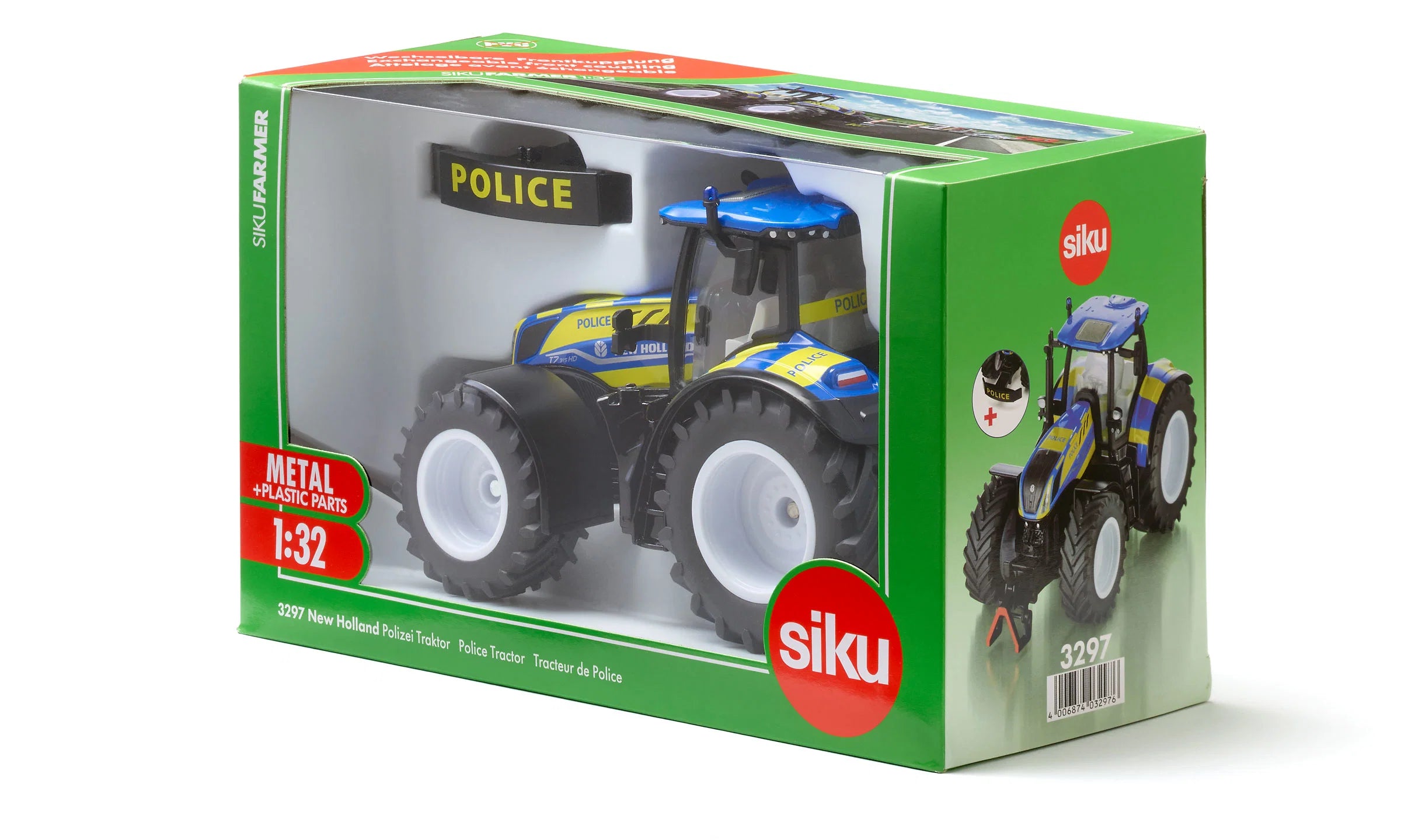 Siku 1:32 New Holland Police Tractor