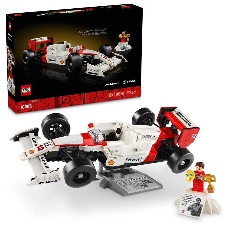 Lego® Icons Mclaren Mp4/4 & Ayrton Senna Set 10330