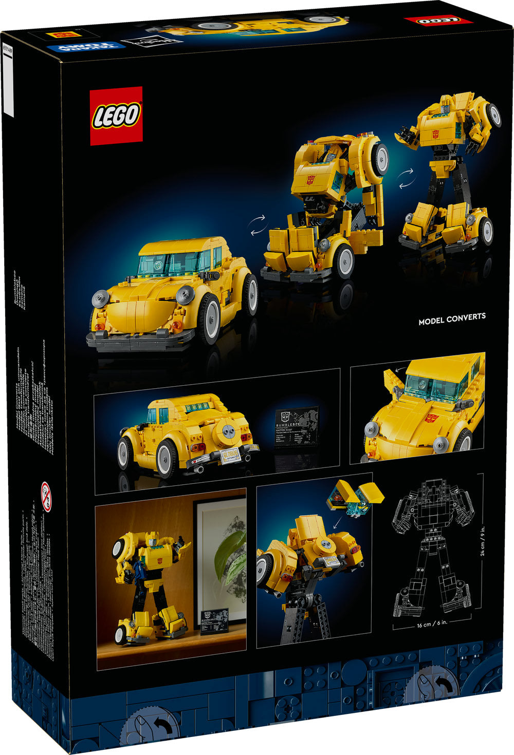 Lego Icons Transformers Bumblebee Model Set 10338