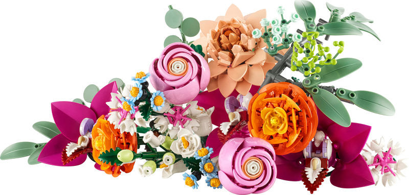 Lego Botanical Collection 10342 Pretty Pink Flower Bouquet Set For Adults