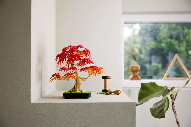 Lego® Botanicals Japanese Red Maple Bonsai Tree Plant Decor 10348