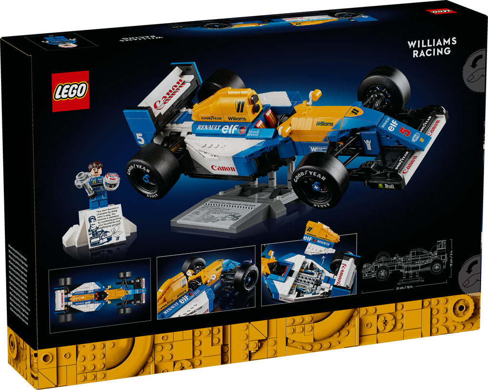 Lego Icons Williams Racing Fw14B & Nigel Mansell 10353