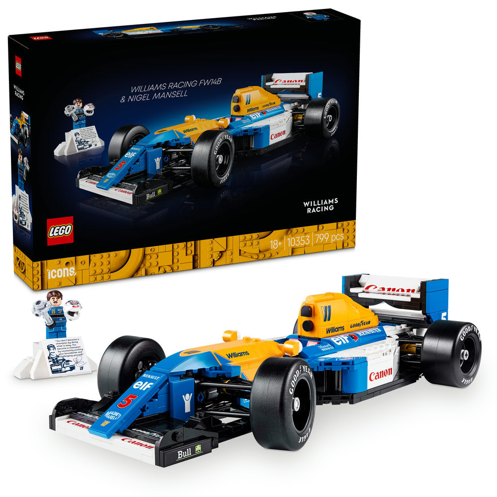 Lego Icons Williams Racing Fw14B & Nigel Mansell 10353