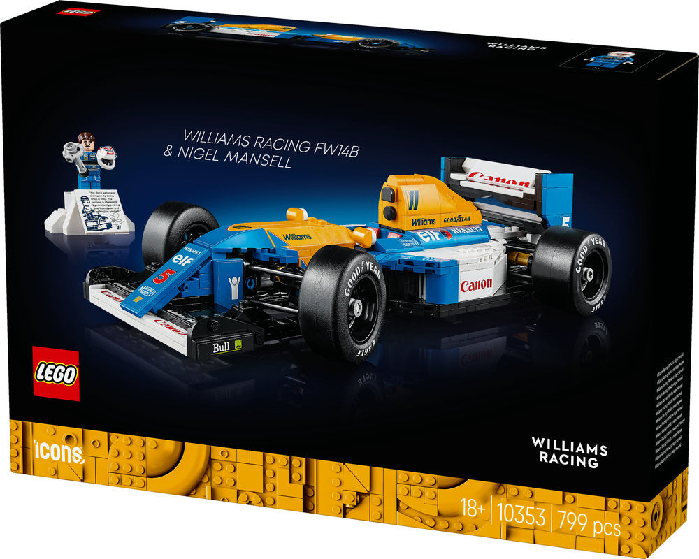Lego Icons Williams Racing Fw14B & Nigel Mansell 10353