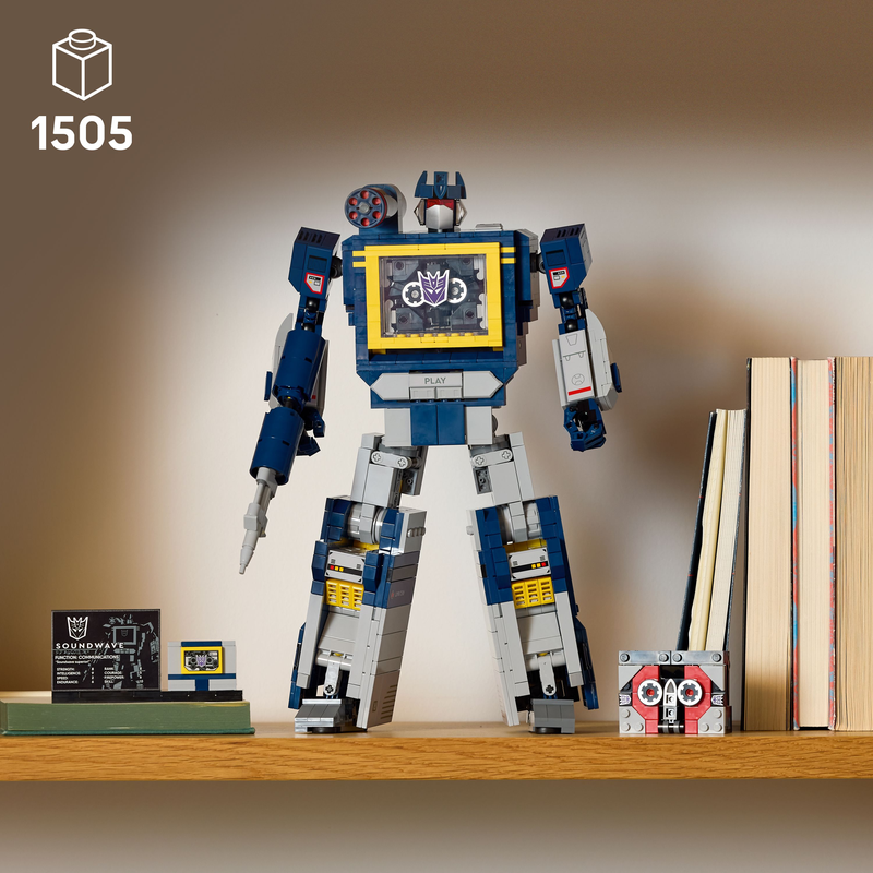 Lego Icons Transformers: Soundwave Model Kit 10358