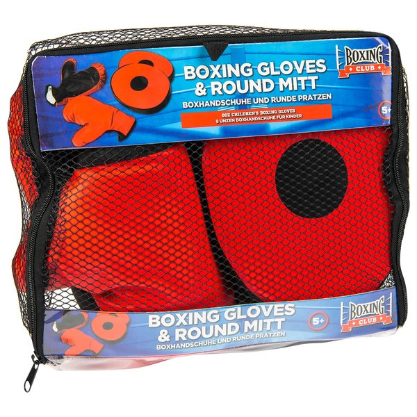 8Oz Boxing Gloves And Punching Mitt