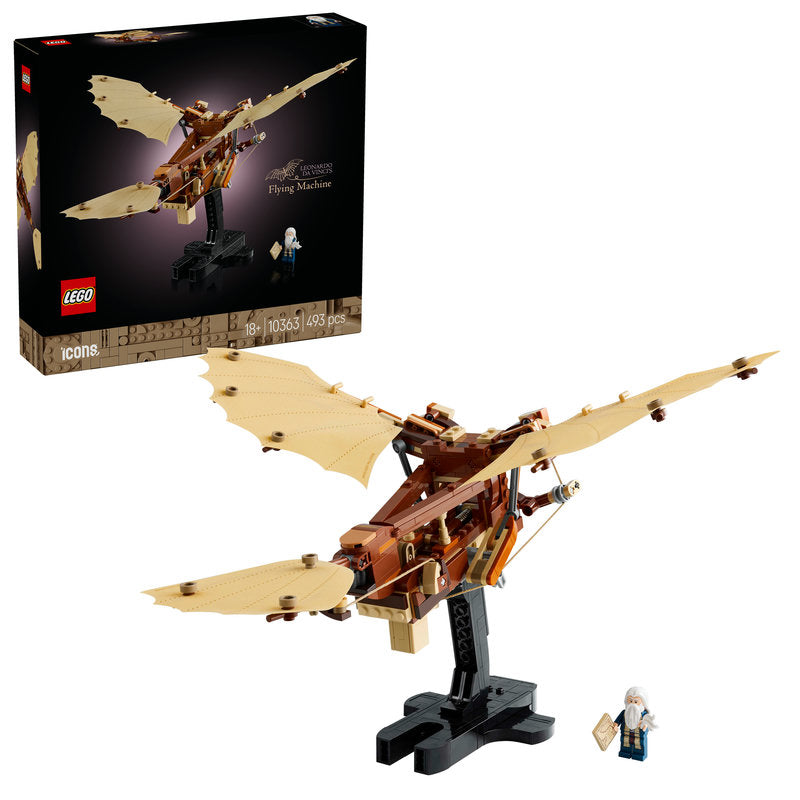 Lego® Icons Leonardo Da Vinci’s Flying Machine Desk Decor 10363
