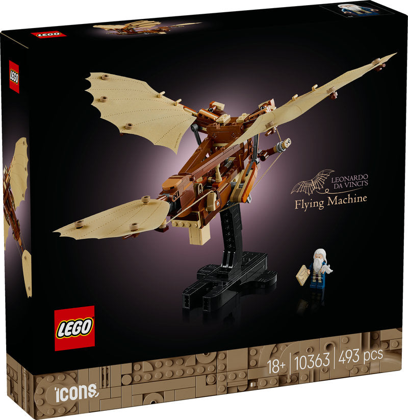 Lego® Icons Leonardo Da Vinci’s Flying Machine Desk Decor 10363