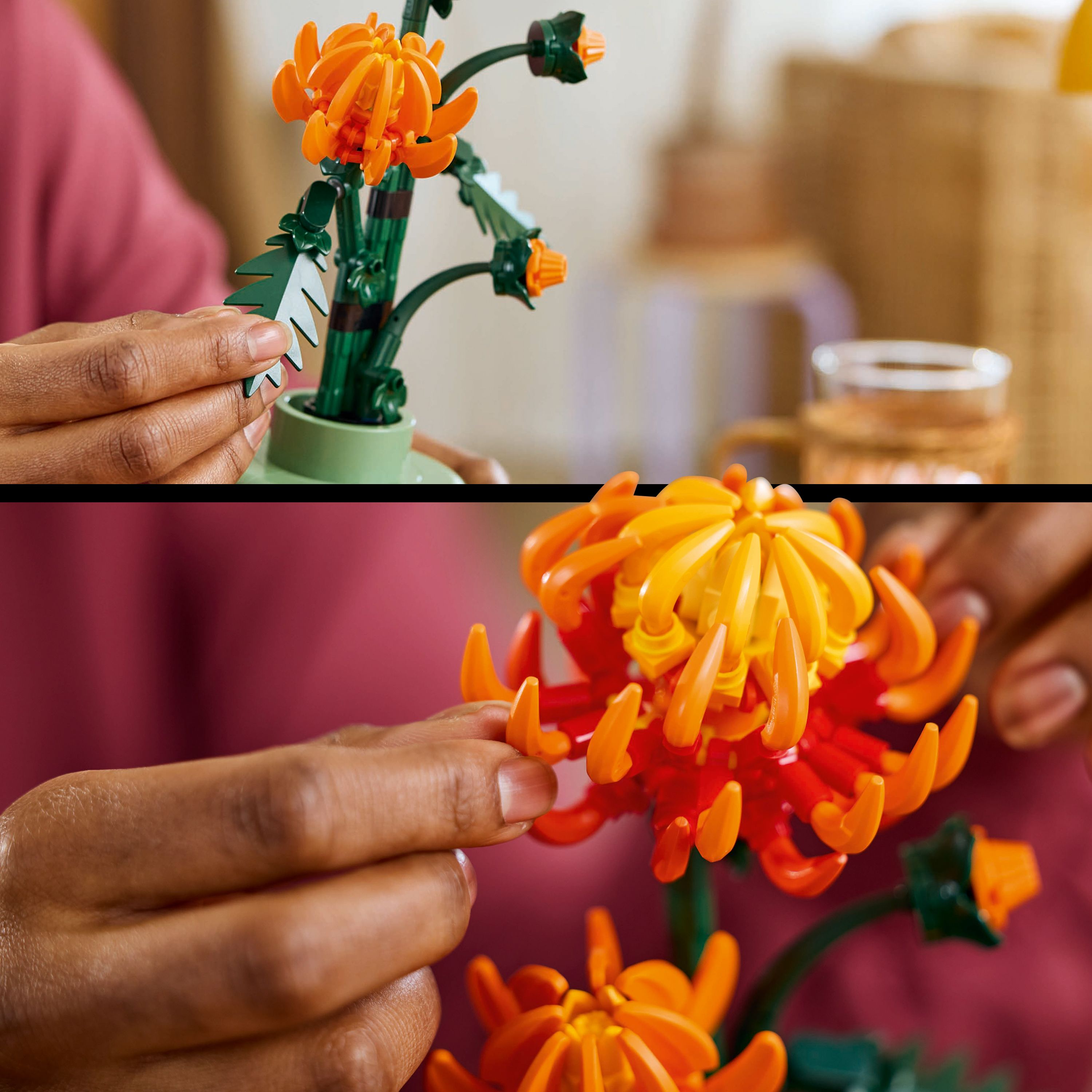 Lego® Botanical Chrysanthemum Flower Decor Building Set 10368