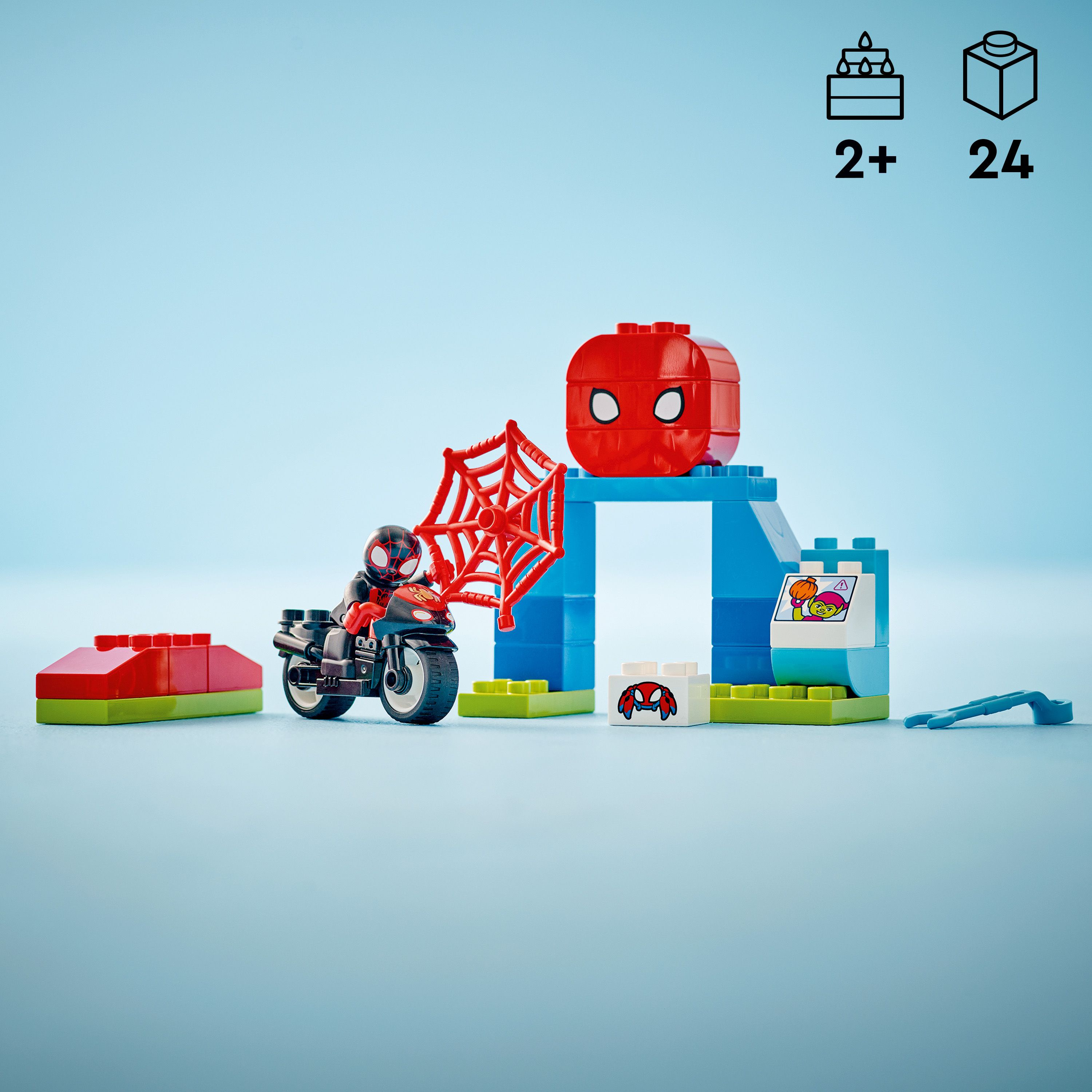 Lego® Duplo® Marvel Spin’s Motorcycle Adventure Set 10424