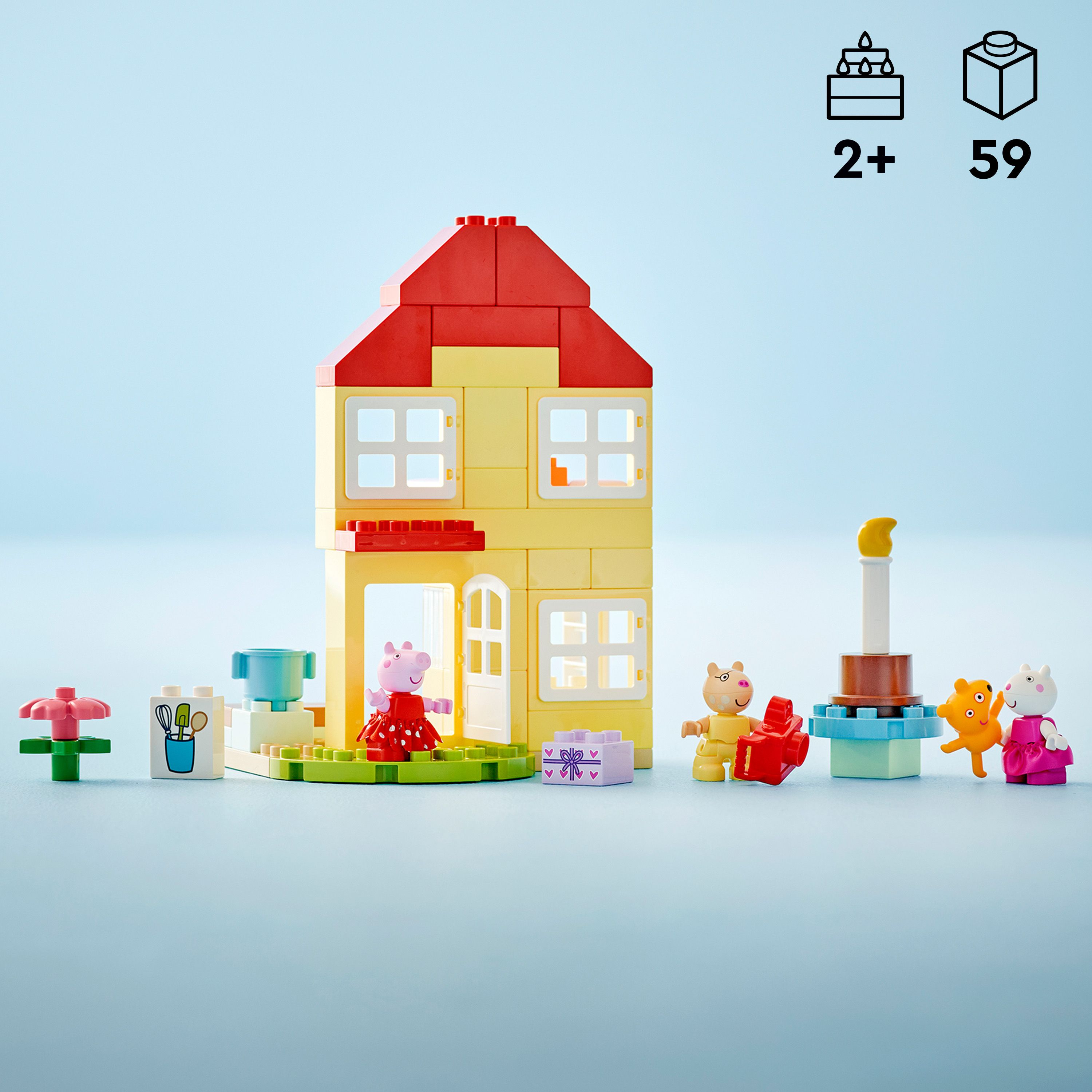 Lego® Duplo® Peppa Pig Birthday House Playset 10433