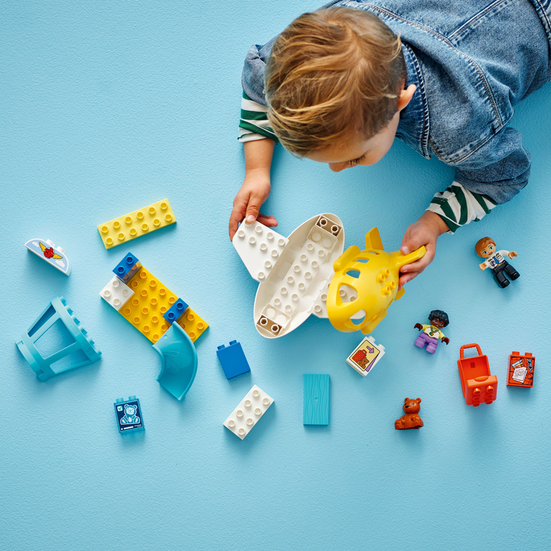 Lego® Duplo® Town First Time At The Airport Building Toy For Pretend Play 10443