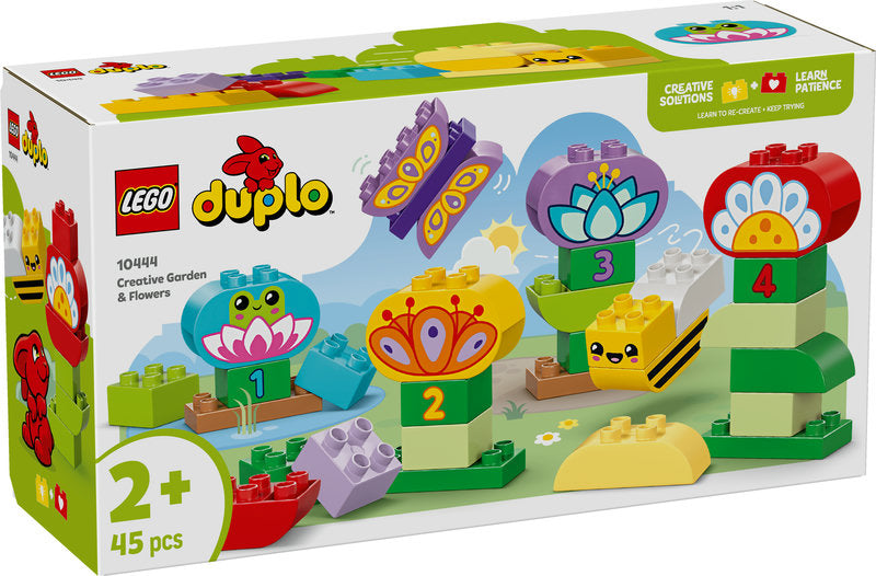 Lego® Duplo® Town Creative Garden & Flowers Colour-Sorting Stacking Toy 10444
