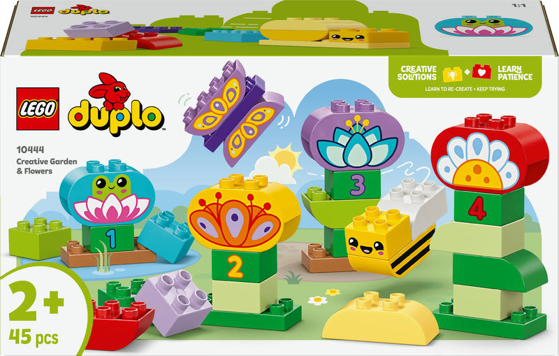 Lego® Duplo® Town Creative Garden & Flowers Colour-Sorting Stacking Toy 10444