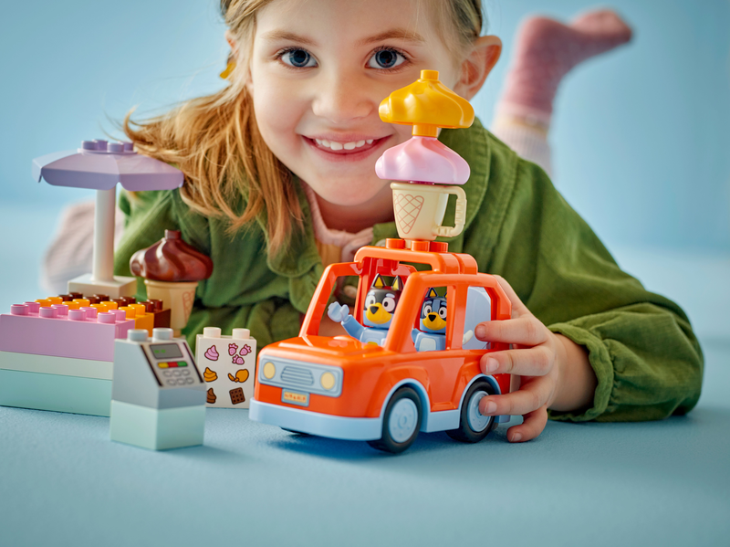 Lego Duplo Bluey Ice Cream Trip With Bluey Toy 10458