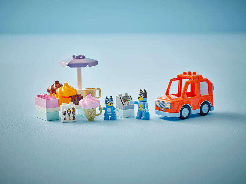 Lego Duplo Bluey Ice Cream Trip With Bluey Toy 10458