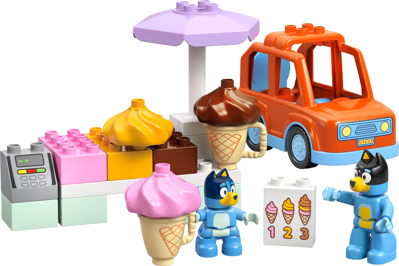 Lego Duplo Bluey Ice Cream Trip With Bluey Toy 10458