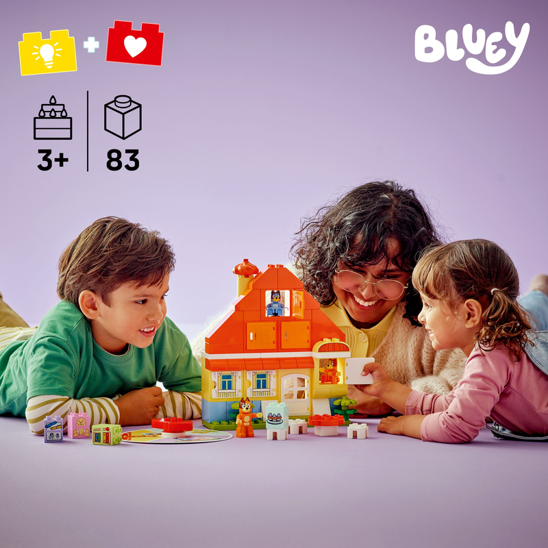 Lego Duplo Bluey: Bluey’s Family House With Memory Game 10459