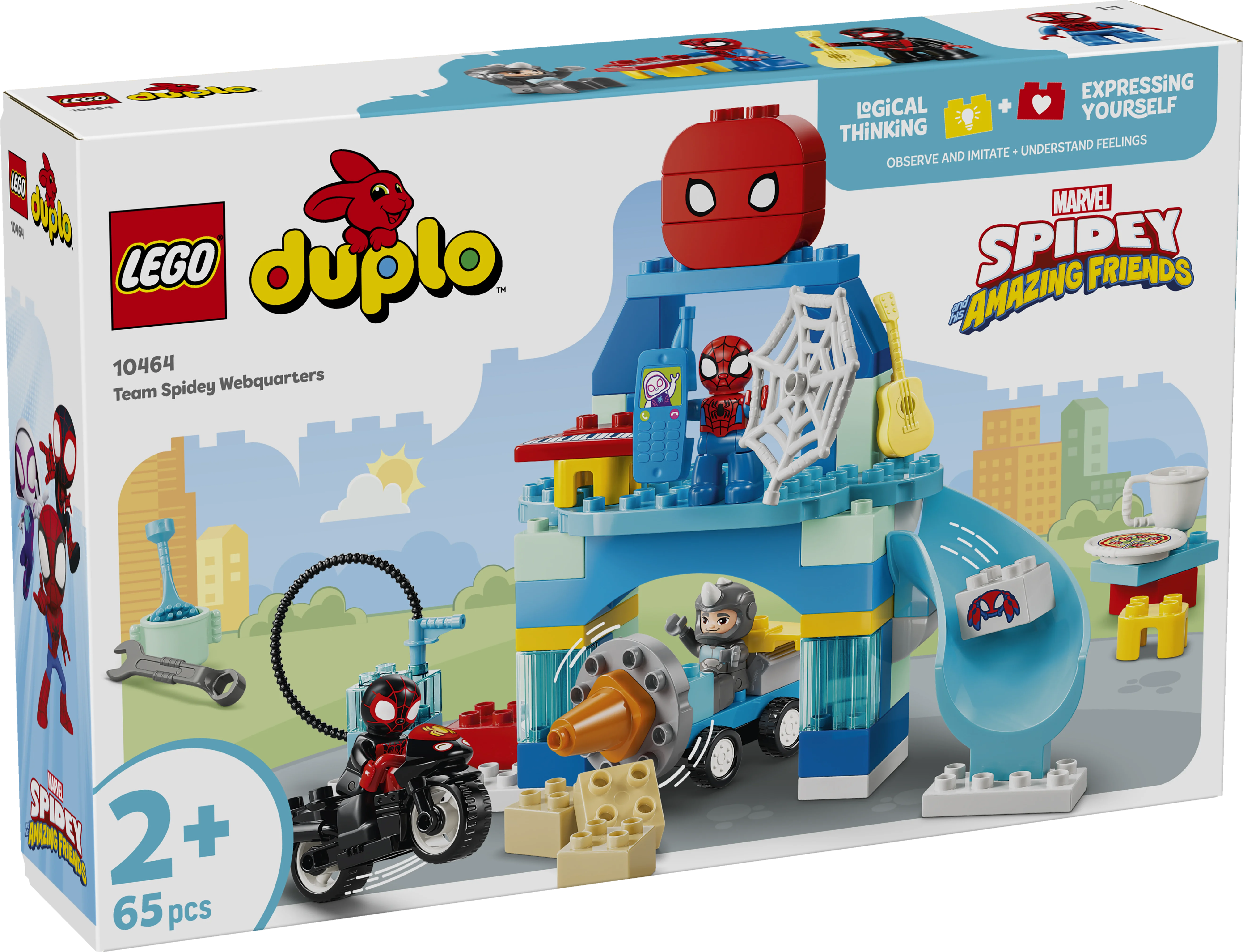 Lego Duplo Marvel Team Spidey Webquarters 10464