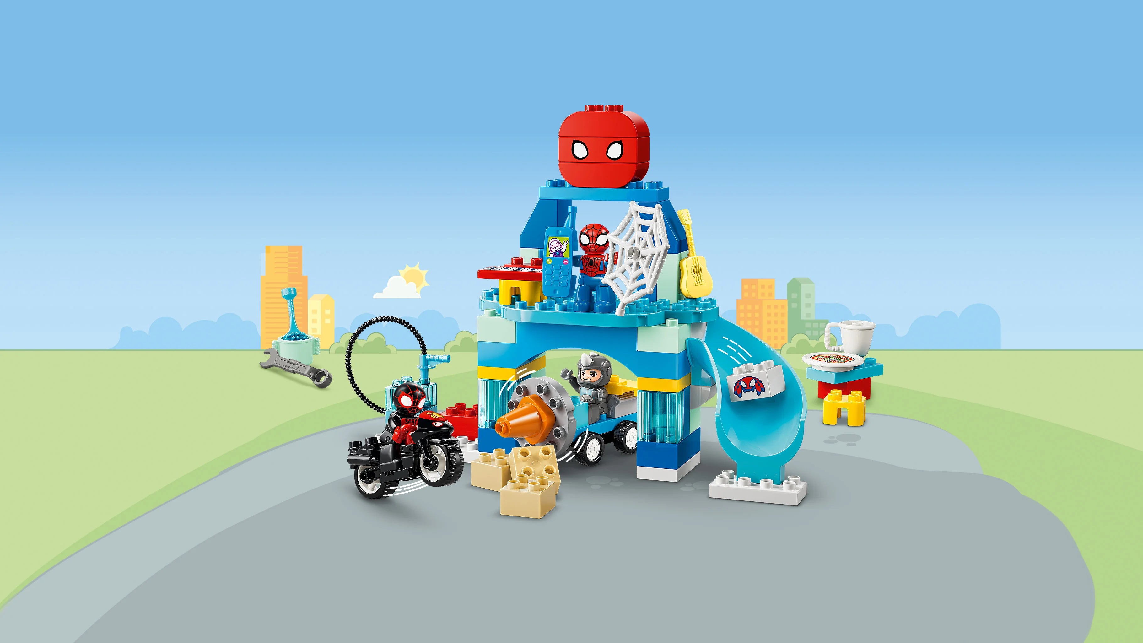 Lego Duplo Marvel Team Spidey Webquarters 10464