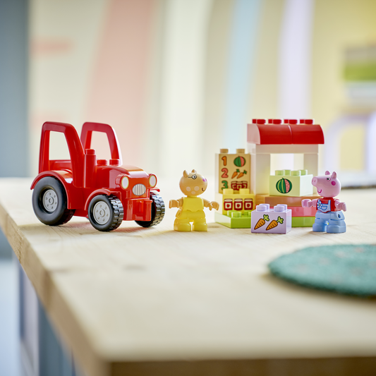 Lego Duplo Peppa Pig Tractor And Market Toy 10468