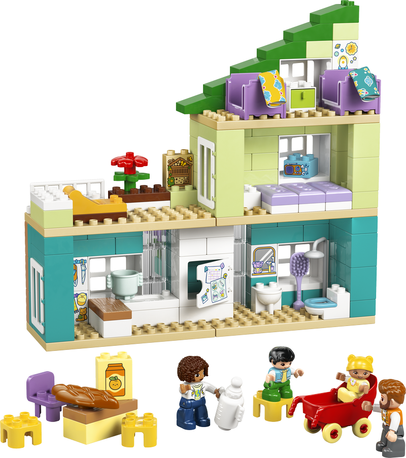 Lego® Duplo® Town 3 In 1 Modern Family House With Figures 10470