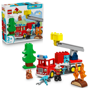 Lego® Duplo® Town Fire Engine With Hose And Firefighter 10473