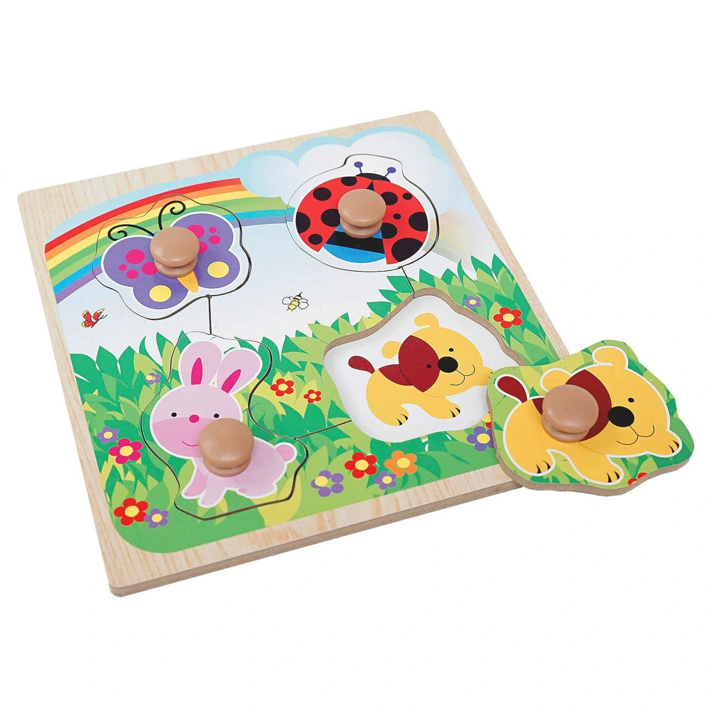 Easy Grab Wooden Animal Puzzle Assortment