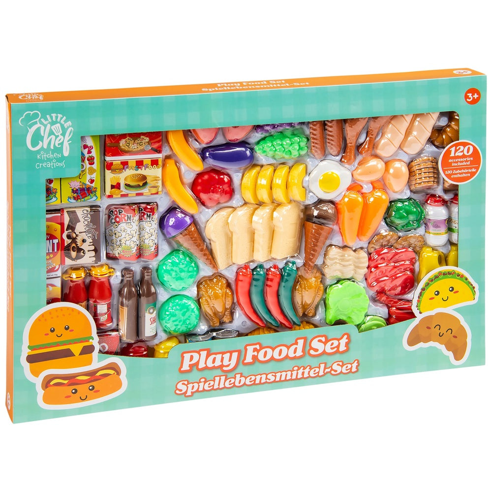 Kitchen Corner Play Food Set 120 Pieces