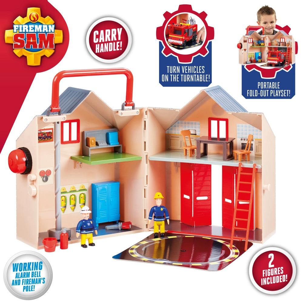 Fireman Sam Playset Deluxe Fire Station